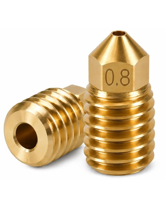 Mosiężna dysza nozzle do Bambu Lab X1/P1P 0.8mm