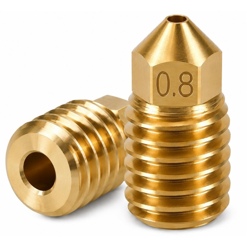 Mosiężna dysza nozzle do Bambu Lab X1/P1P 0.8mm