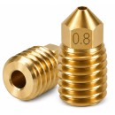 Mosiężna dysza nozzle do Bambu Lab X1/P1P 0.8mm