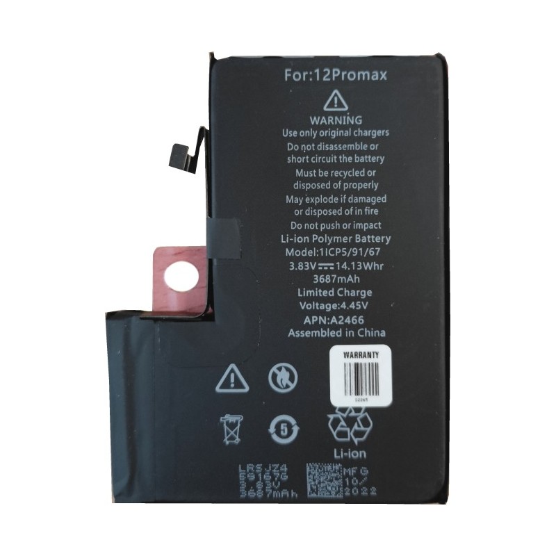 Bateria do telefonu iPhone 12 Pro Max