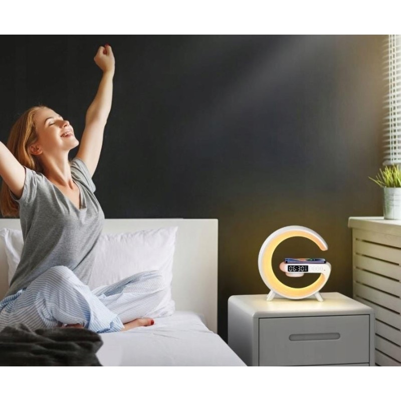 ECOBOX LAMPKA NOCNA LED ŁADOWARKA INDUKCYJNA QI