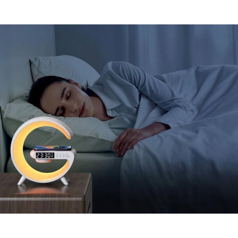 ECOBOX LAMPKA NOCNA LED ŁADOWARKA INDUKCYJNA QI