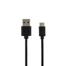 KABEL USB na USB C CZARNY 2A ECONOMY 1M