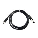KABEL USB na USB C CZARNY 2A ECONOMY 1M