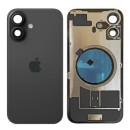 Klapka Plecki Tył iPhone 16 Black z Ramką i Magnesami