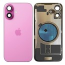 Klapka Plecki Tył iPhone 16 Pink z Ramką i Magnesami