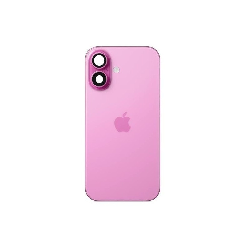 Klapka Plecki Tył iPhone 16 Pink z Ramką i Magnesami