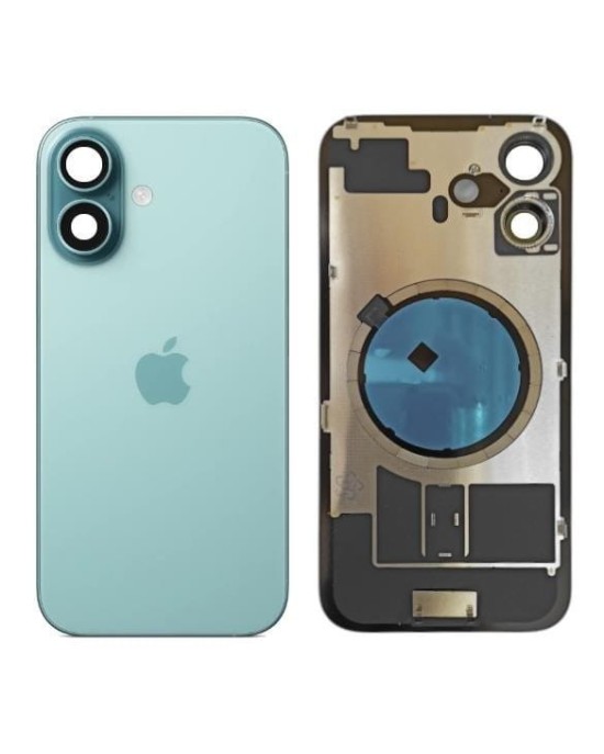 Klapka Plecki Tył iPhone 16 Teal z Ramką i Magnesami