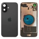 Klapka Plecki Tył iPhone 16 Plus Black z Ramką i Magnesami