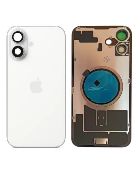 Klapka Plecki Tył iPhone 16 Plus White z Ramką i Magnesami
