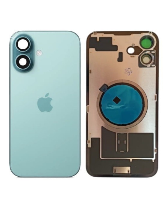 Klapka Plecki Tył iPhone 16 Plus Teal z Ramką i Magnesami