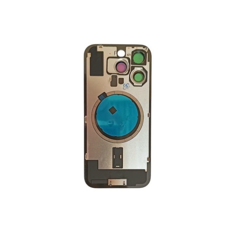 Klapka Plecki Tył iPhone 16 Pro Black Titanium z Ramką i Magnesami