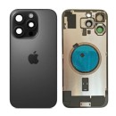 Klapka Plecki Tył iPhone 16 Pro Max Black Titanium z Ramką i Magnesami