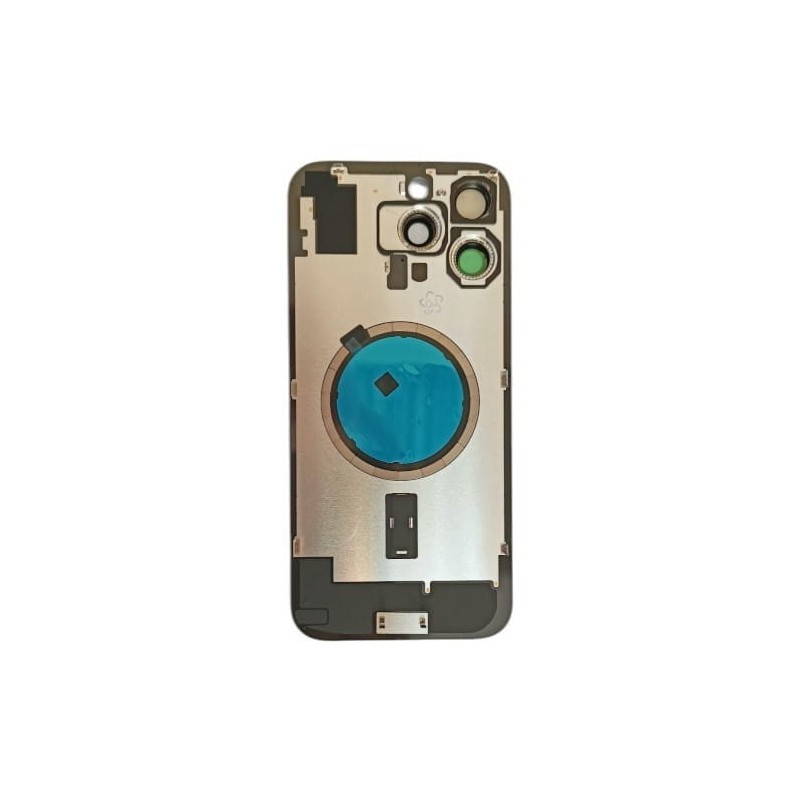 Klapka Plecki Tył iPhone 16 Pro Max Natural Titanium z Ramką i Magnesami