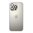 Klapka Plecki Tył iPhone 16 Pro Max Natural Titanium z Ramką i Magnesami