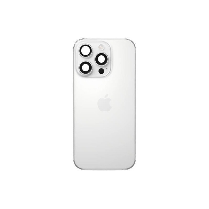 Klapka Plecki Tył iPhone 16 Pro Max White Titanium z Ramką i Magnesami