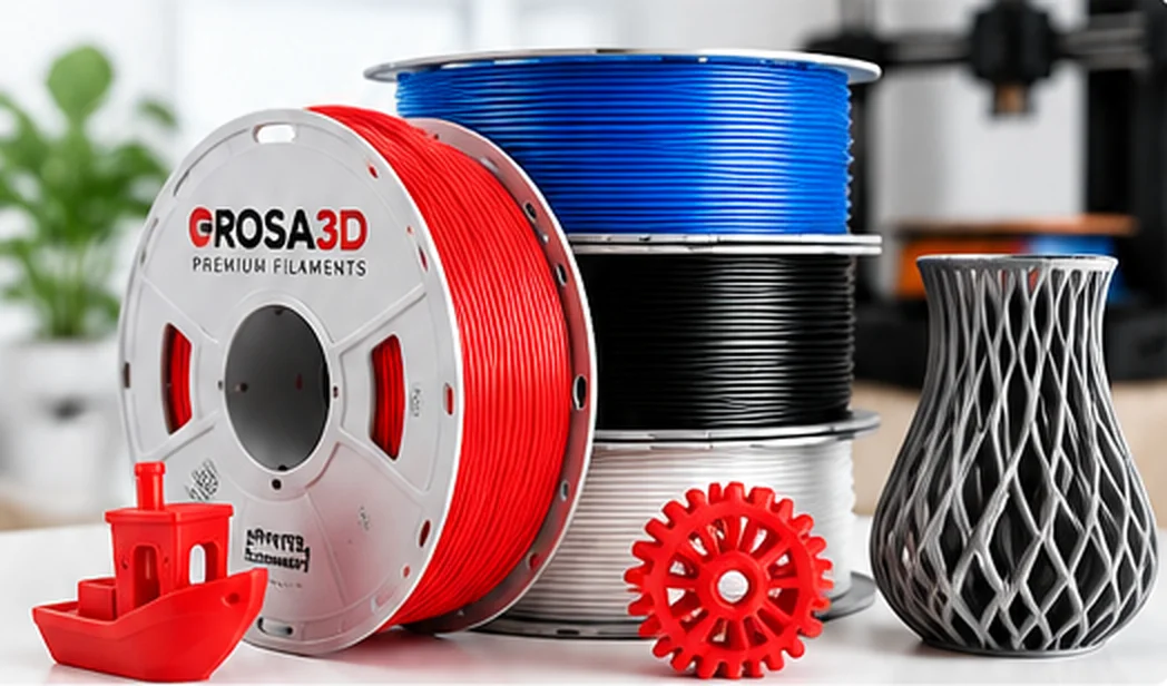 Grafika poglądowa – filamenty do druku 3D